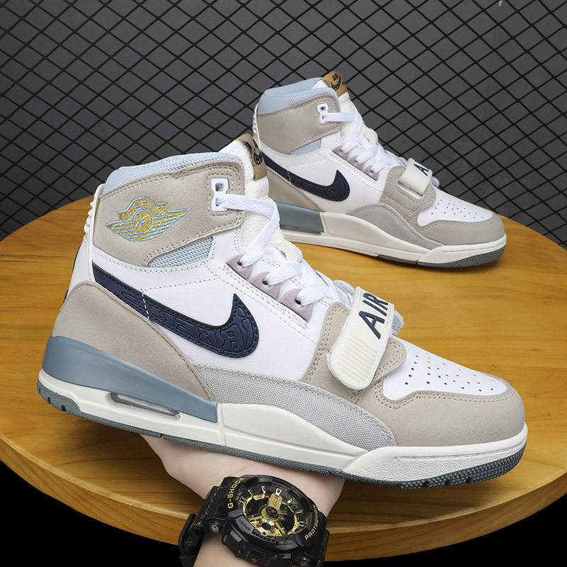 [Putian Factory] Men's Shoes Aj312 High-Top Basketball Shoes Official Website Authentic Aj Board Shoes Men's Sports Shoes