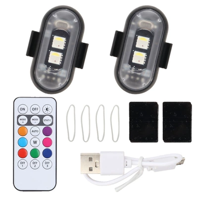 Cross-border wireless remote control multi-mode Other lights - two-lights-and-one-remote-control