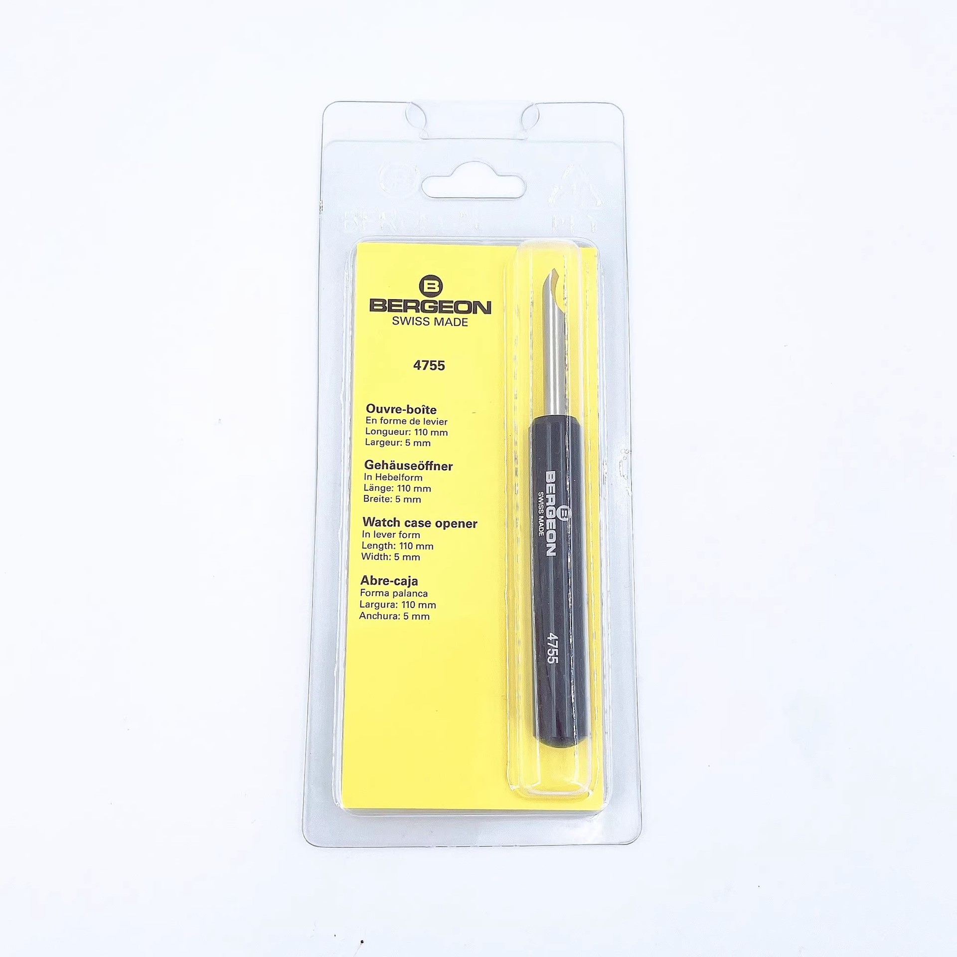 修表工具 瑞士原装 bergeon 4755 撬刀 开表刀 开底盖刀 开表后盖