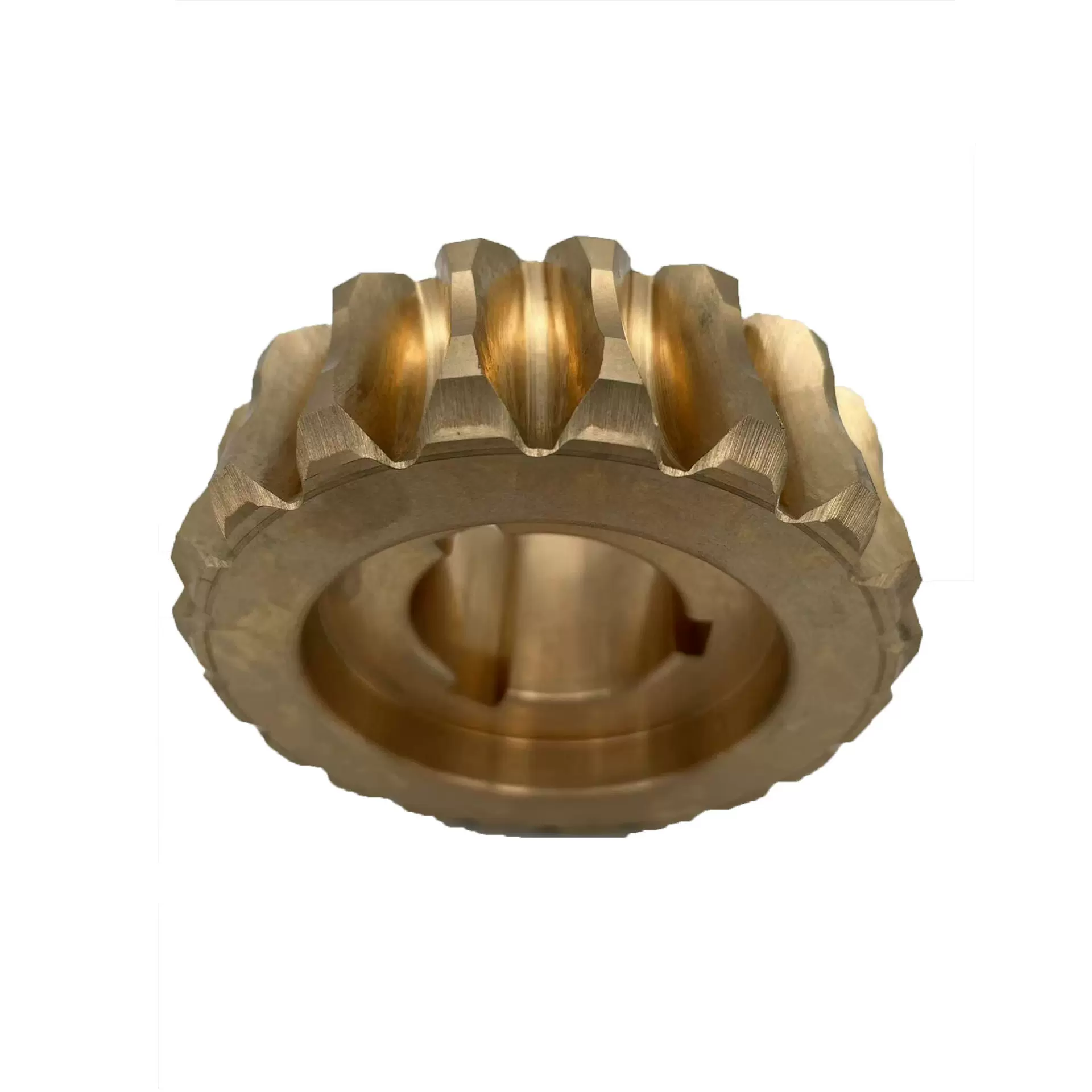 滚丝机配件3T涡轮蜗轮涡杆蜗杆精密铜蜗轮硬齿轮螺旋齿高精度