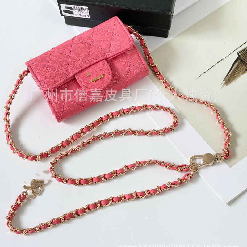Cross-Border Popular Chanel Mini Clutch Evening Bag, Chanel Cf Genuine Leather Card Holder, Coin Purse, Crossbody Bag, Chain Wallet Cross-Border Popular Chanel Mini Clutch Evening Bag, Chanel Cf Genuine Leather Card Holder, Coin Purse, Crossbody Bag, Chain Wallet