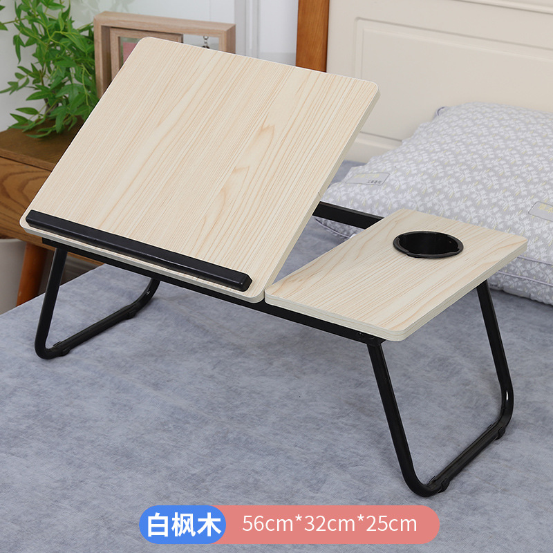 6段昇降折り畳みテーブルベッド上の小さなテーブル学生多機能学習机折り畳み可能なノートパソコンテーブル