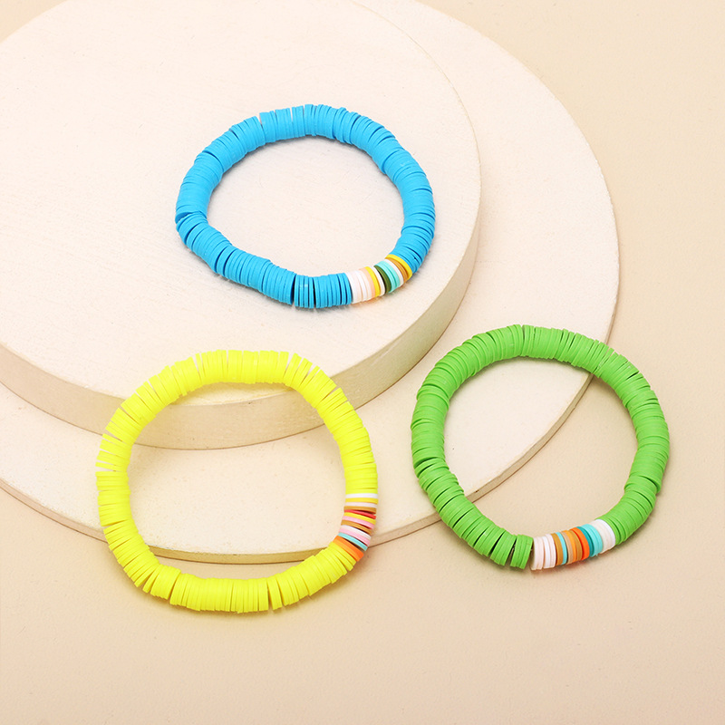 Nihaojewelry Simple Color Elastic Soft Ceramic Bracelet Wholesale Jewelry display picture 5