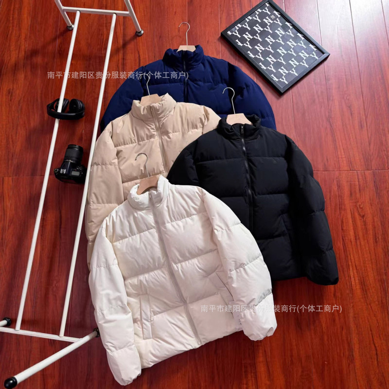 Mlb Korean down Jacket Ny2025 Winter Yankees Embroidered Classic Casual Stand Collar Short Couple Jacket