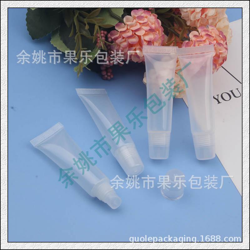唇油管10g斜嘴软管唇釉管唇彩软管唇膏管10ml大口软管旋盖软管