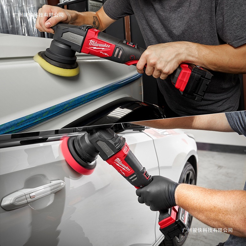 美沃奇milwaukee打磨机125mm自由偏心抛光机车痕划痕修复汽车美容
