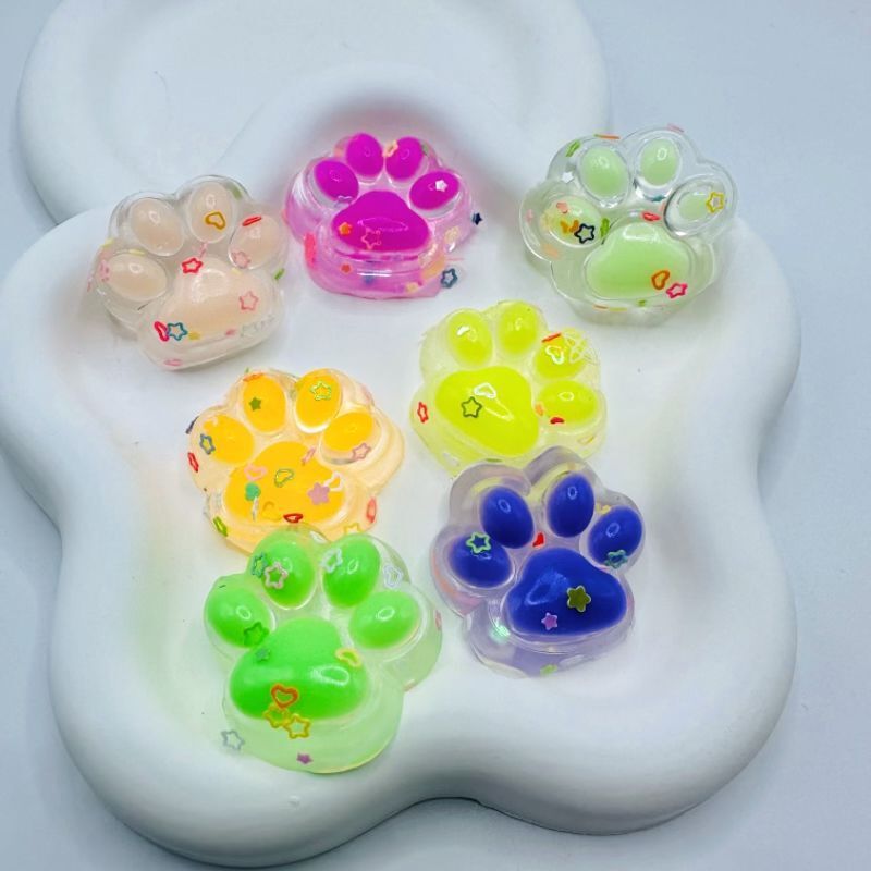 Internet Celebrity Explosions Jelly Ice Transparent Glitter Powder Transparent Big Cat Claw Pinch Music Decompression Toy High Color Value Mud Sense Decompression Internet Celebrity Explosions Jelly Ice Transparent Glitter Powder Transparent Big Cat Claw Pinch Music Decompression Toy High Color Value Mud Sense Decompression
