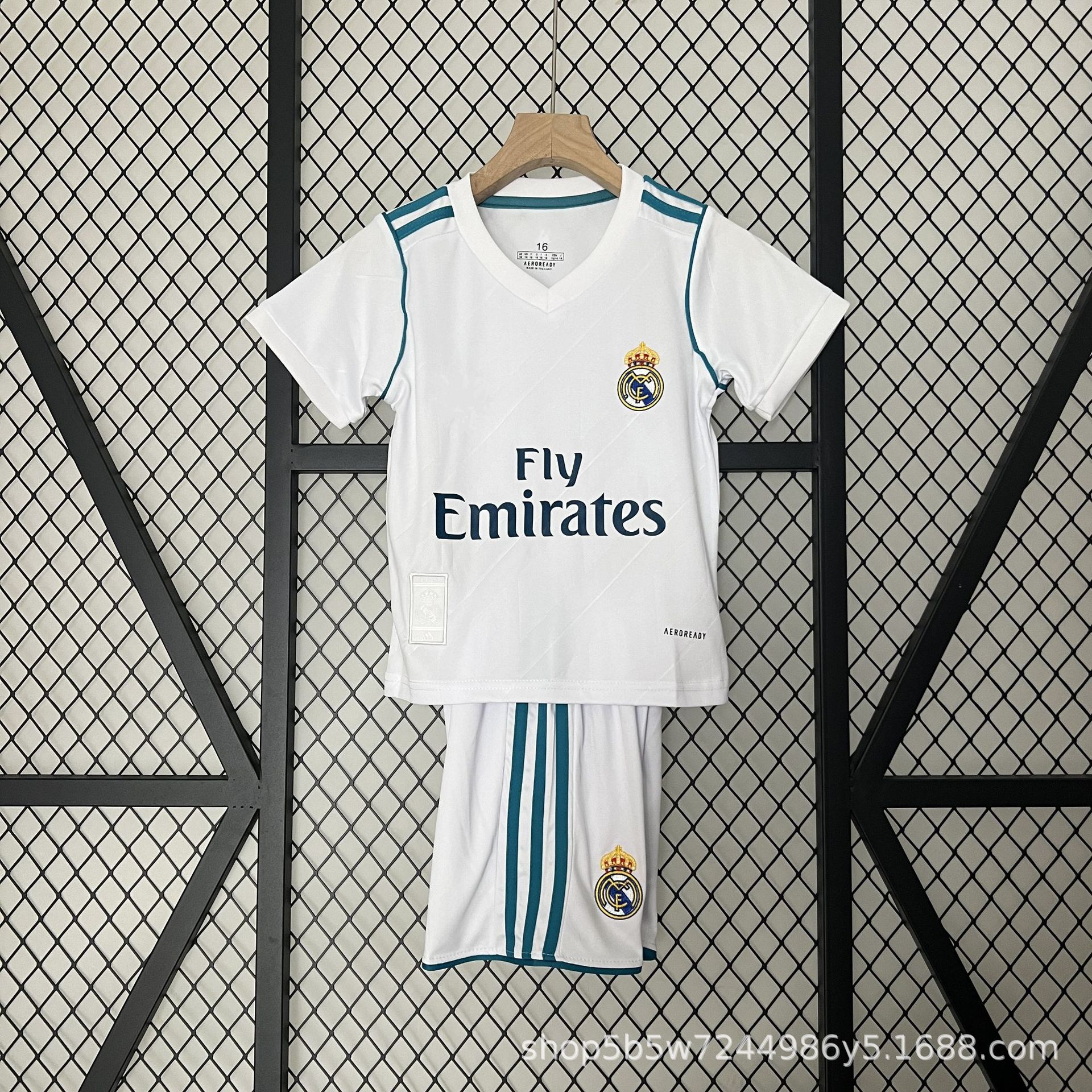 AC Brasil Alemania Real Madrid Camiseta de campo Ropa para niños Camiseta de fútbol Camiseta retro Traje de manga corta para niños