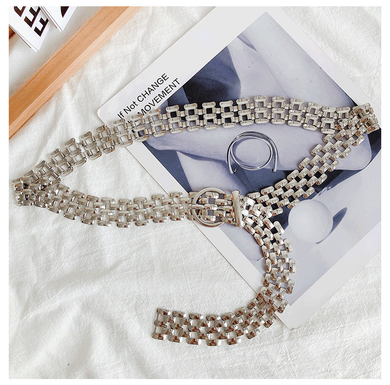 125g Weight Waist Chain Classification 1 Piece Quantity Holiday, Daily Occasion Alloy Material Geometric Pattern All Seasons Season Women's Gender Classic Style Style Classic Style Geometric Alloy Women's Chain Belts 6