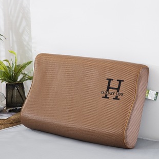 Spring New Thickened Ice Rattan Mugwort Household Bedding Latex Pillow Core Pillowcase Student Dormitory Fresh Pillow