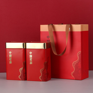 Tea Can Tin Can Jin Junmei Half Jin Jin Jin Jin Jin Jin Jin Pack Universal White Tea Green Tea Ancient Tree Black Tea Packaging Box Empty Gift Box