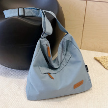 新款水洗布包日系大容量包包女潮时尚托特包高颜值休闲单肩通勤包