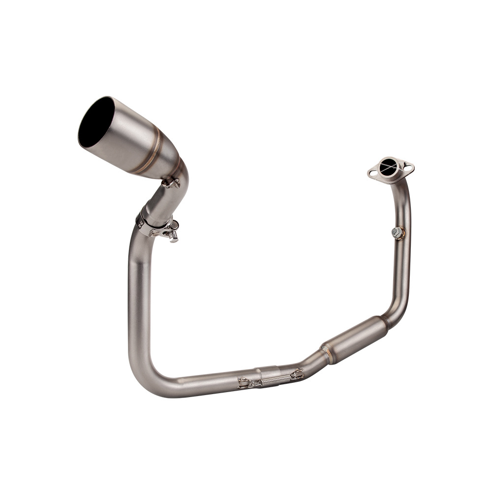 Motorcycle exhaust pipe small Tyrannosaurus TNT125 modified front section exhaust stainless steel front section 16-22 years
