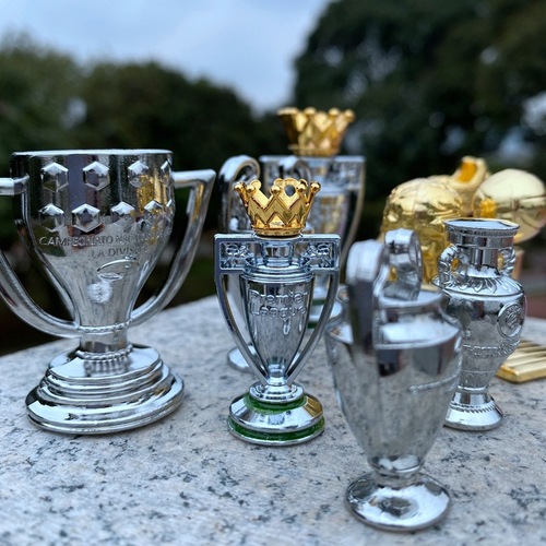 World Champions League Cup NBA Metal Cup Keychain Pendant Football Fan Commemorative Shelf Ornament