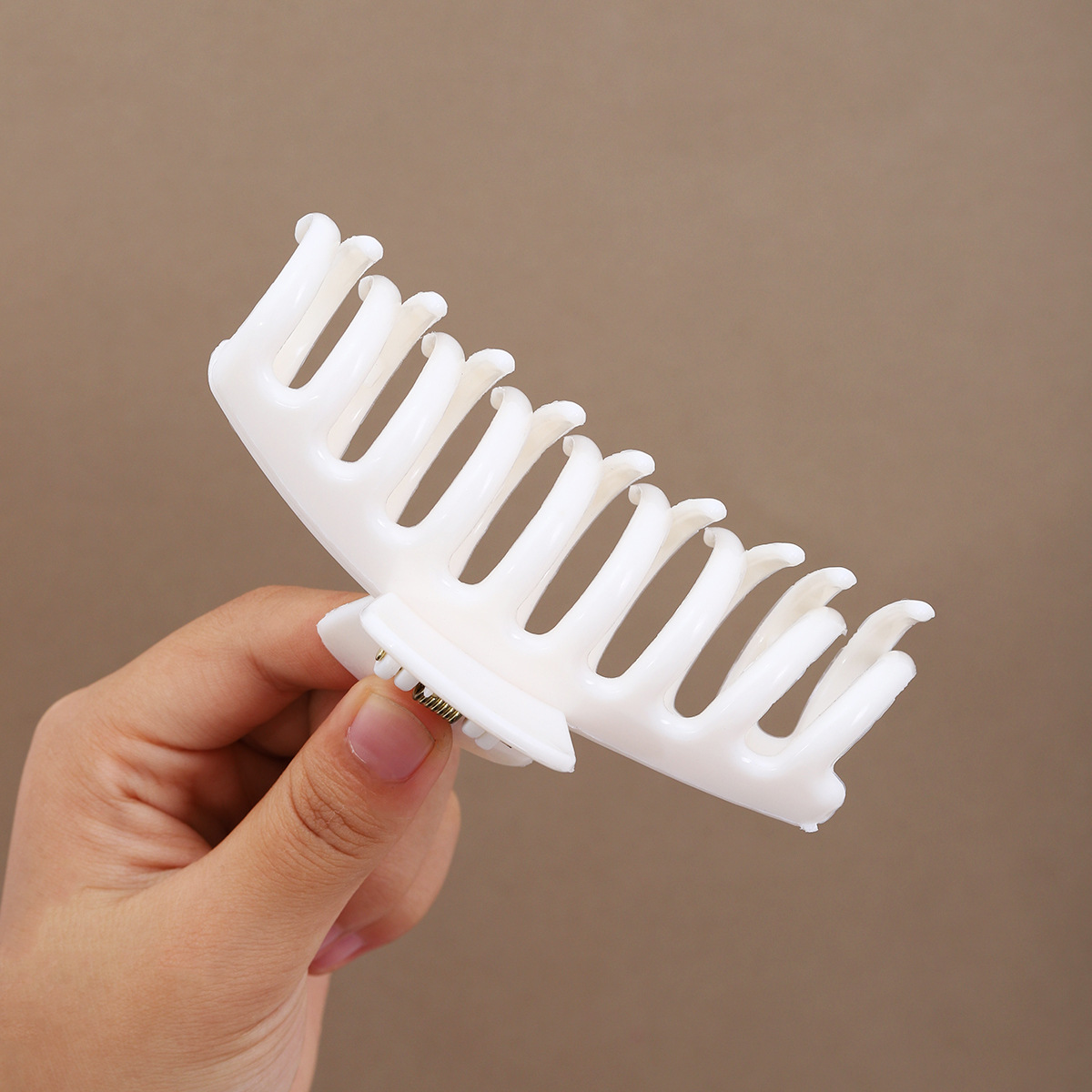 Pequeño cuadrado suave silicona clip para el cabello clip para el cabello suave anti-choque protección de la cabeza de back clip para el cabello resistente a caídas clip para el cabello duradero