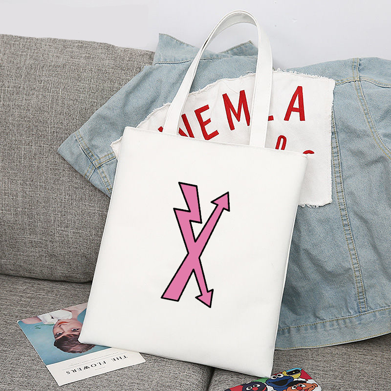 Niños calmados maxident periférico impreso lienzo bolso de hombro estudiante bolsa de compras portátil comercio exterior global