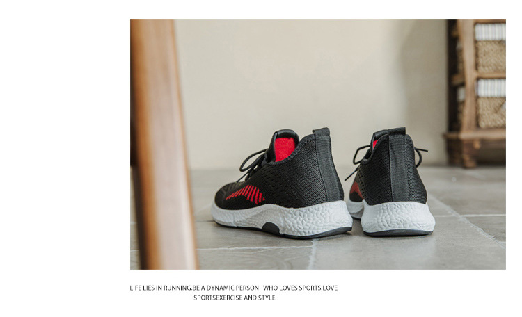 Scarpe da ginnastica da passeggio da uomo in tessuto leggero, facile da pulire, comode scarpe da ginnastica_voghion.com