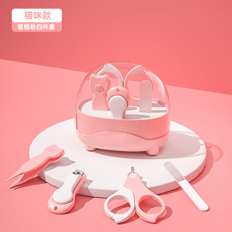 [cat style] peach pink/four-piece set