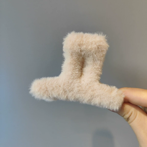Shallow coffee plush 8cm-half-grabbing