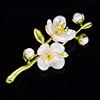 Plant lamp, elegant brooch, advanced accessory lapel pin, Japanese and Korean, flowered, high-quality style