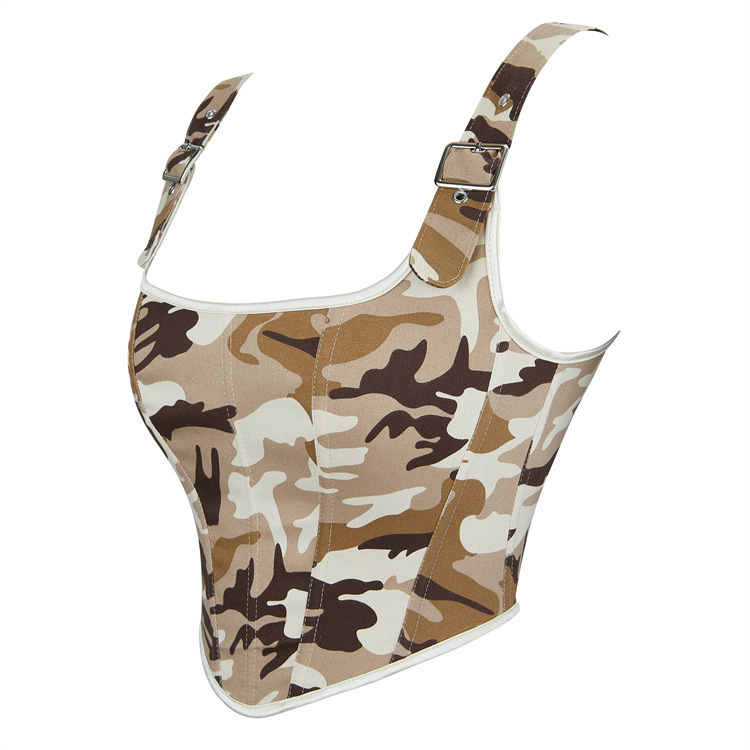 Nuevo cinturón de hombro de camuflaje ajustable para damas, regalar el pecho, top, Amazon AliExpress, suministro de comercio electrónico transfronterizo