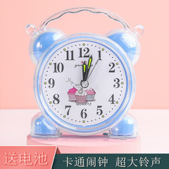 Manufacturer wholesale alarm clock student jumping seconds movement bedside jumping seconds creative lazy mechanical children's cartoon students only