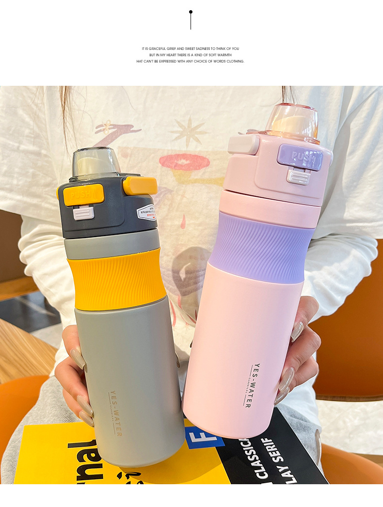 Wholesale of original and personalized fitness sports water cups, double-drinking cups, student portable travel cups and insulated cups in Yongkang pic 38