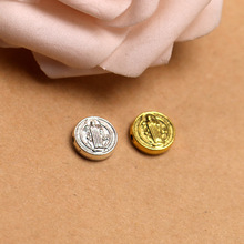 欧美热销 复古天父串珠 英文字母CSPB十字间隔珠手链项链饰品配件