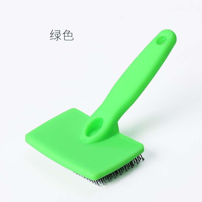 Peine para gatos de gran venta Peine para gatos con una tecla Peine para gatos Peine para cabello flotante de eliminación automática Peine para gatos Peine para mascotas Spot al por mayor
