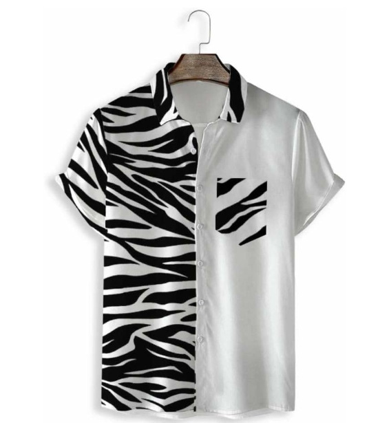 2023 Comercio exterior europeo y americano de los hombres de primavera nueva manga corta impresa casual solapa más tamaño camisa de los hombres