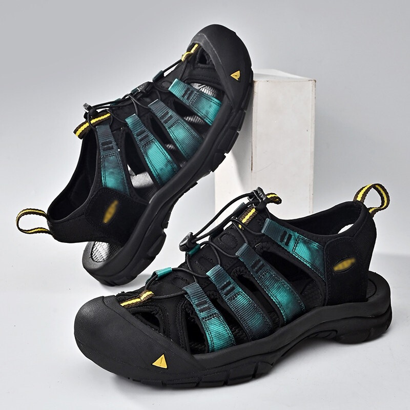 Foreign Trade Export to the United States: Summer Closed-Toe Sandals for Men, Outdoor Waterproof Casual Sports Sandals for Older Children, Suitable for Wearing Outside and on the Beach