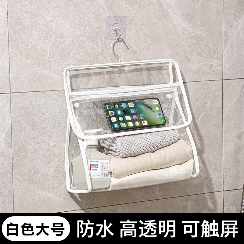 寮のバスバッグ、浴室の防水吊り下げバッグ、浴室の清潔な衣類、携帯電話の衣類収納バッグ|undefined