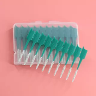 【低价格】盒装去牙菌斑软头刷齿间刷