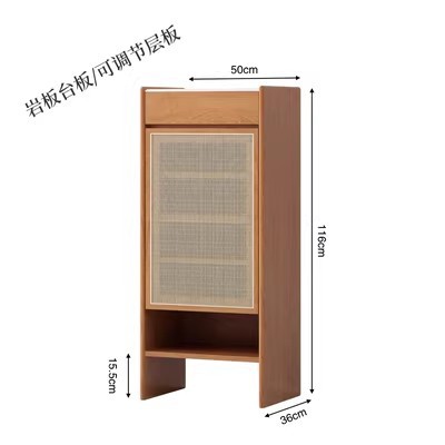 등나무 단일 도어 50*36*116cm (소나무)