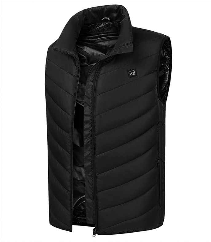 Chaleco de calefacción de doble control chaleco eléctrico 11 piezas de carga calefacción ropa de algodón Chaleco de calefacción eléctrica transfronteriza Amazon