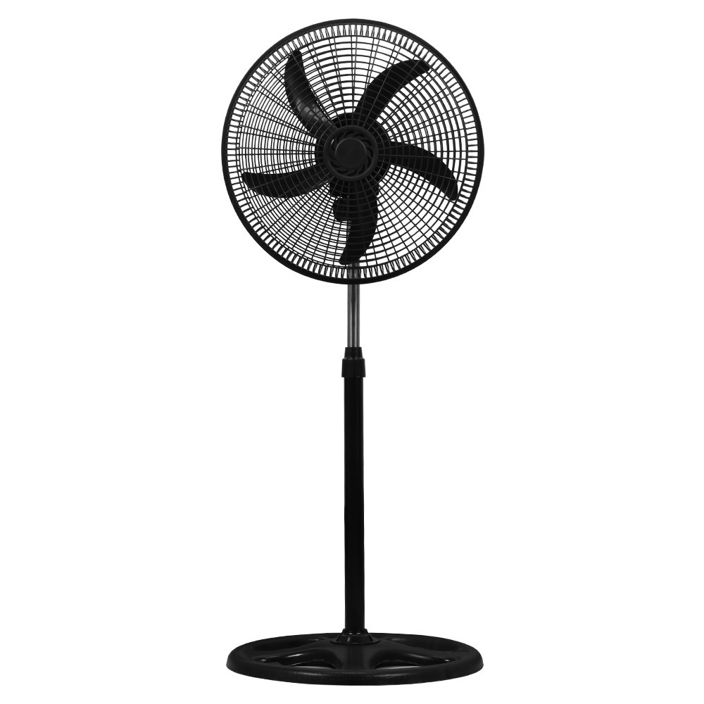 Fabricantes al por mayor 18 pulgadas ventilador de suelo de gran viento cubierta de malla de plástico negro gran ventilador de energía eólica África América del Sur comercio exterior