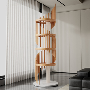 Solid Wood Cat Climbing Frame with a Sense of Design for Small Households, Sisal Post Cat Nest, Cat Tree, Integrated Multi-Cat Cat Jumping Perch