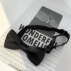 Black bow tie
