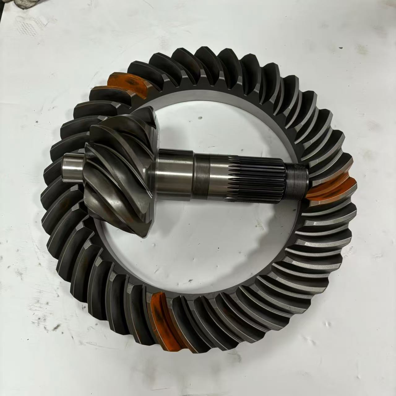 PX400 middle axle 3.7 basin angle tooth 2402040QF001J driving and driven bevel gear