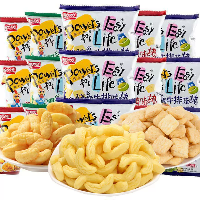 麦香鸡味块墨西哥麦香鸡块膨化薯休闲速卖通厂家一件代发亚马逊
