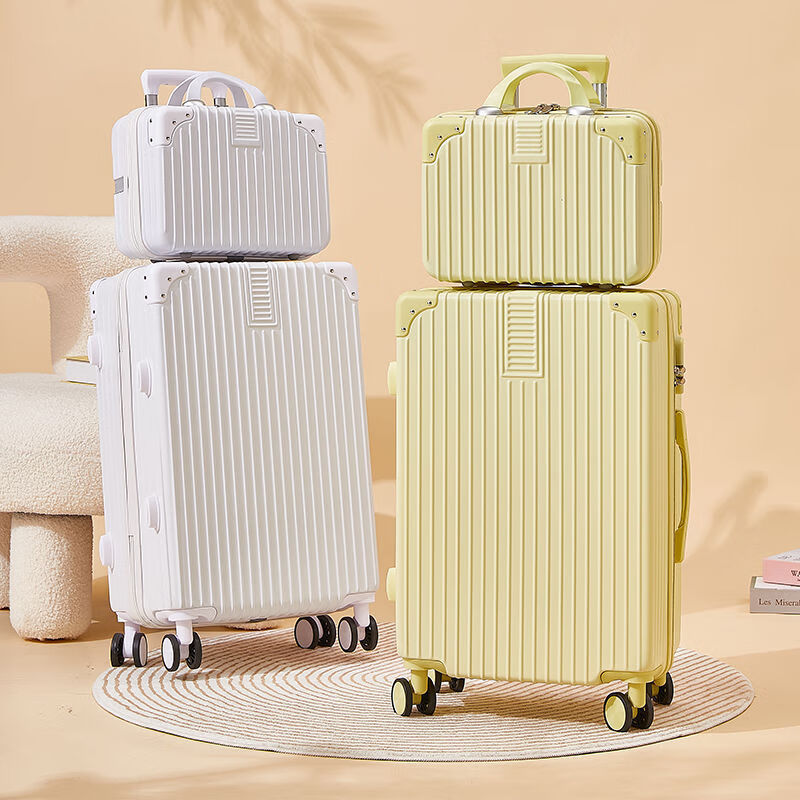 [Fábrica de selección estricta] maleta de gran capacidad para mujeres red retro 20 pulgadas maleta de tracción pequeña 24 pulgadas