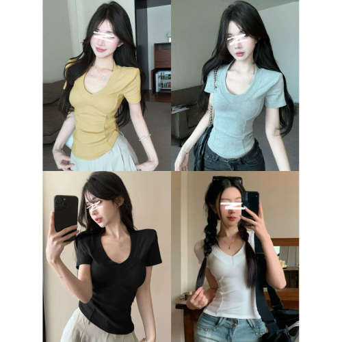 Cross-border Southeast Asian niche summer spicy short-style high-waisted design 62945