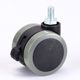 Furniture casters 1.5 inch 2 inch universal wheel trolley dining car flat wheel M8 screw silent pulley electric wheel