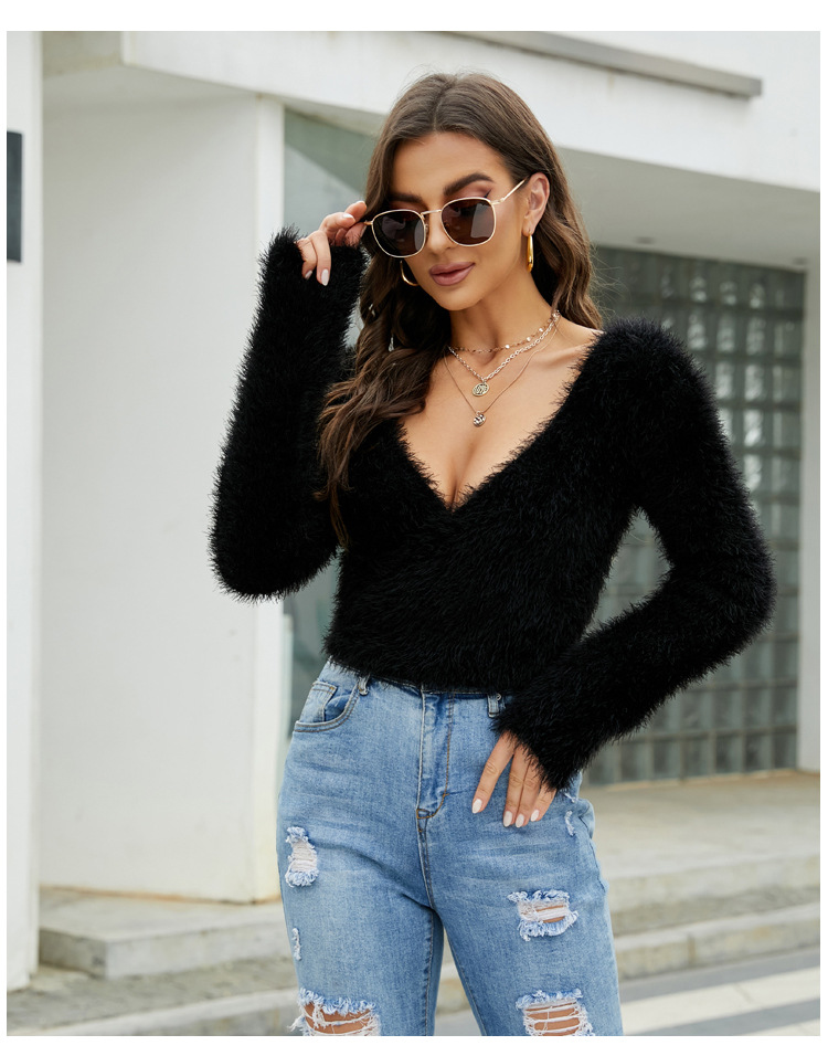 252g Weight Long Sleeve Sleeve Length Pullovers Placket Type Regular Sleeve Sleeve Type Wholesale Women'S Fashion Solid Color Long Sleeve Braid Sweaters & Cardigans
