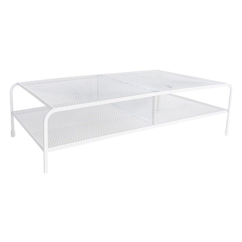 Organizador de almacenamiento minimalista para escritorio de dormitorio con soporte elevado para computadora, estante elevador para monitor de oficina sin instalación.