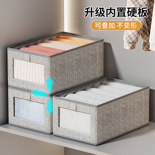 Category Window Storage Box Bedroom Pants Clothes Storage Gadget Clothing Pants Storage Box Drawer Type Organization Box