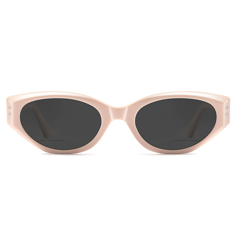 New GM Sunglasses for Women High-End Cat-Eye Retro Fashion Trendy Acetate Nylon UV Protection Sunglasses for Men and Women Driving - Thumbnail 8