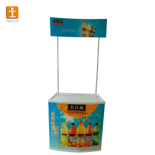 Pp Promotional Table Cross-Border Supply Thickened Plastic Promotional Table Tasting Table Portable Folding Food and Beverage Display Table