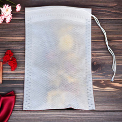 Wholesale 10*15cm Non-woven Fabric Drawstring Herb Decoction Bags, Brine Bags, Seasoning Bags, Foot Bath Packs, Tea Bags