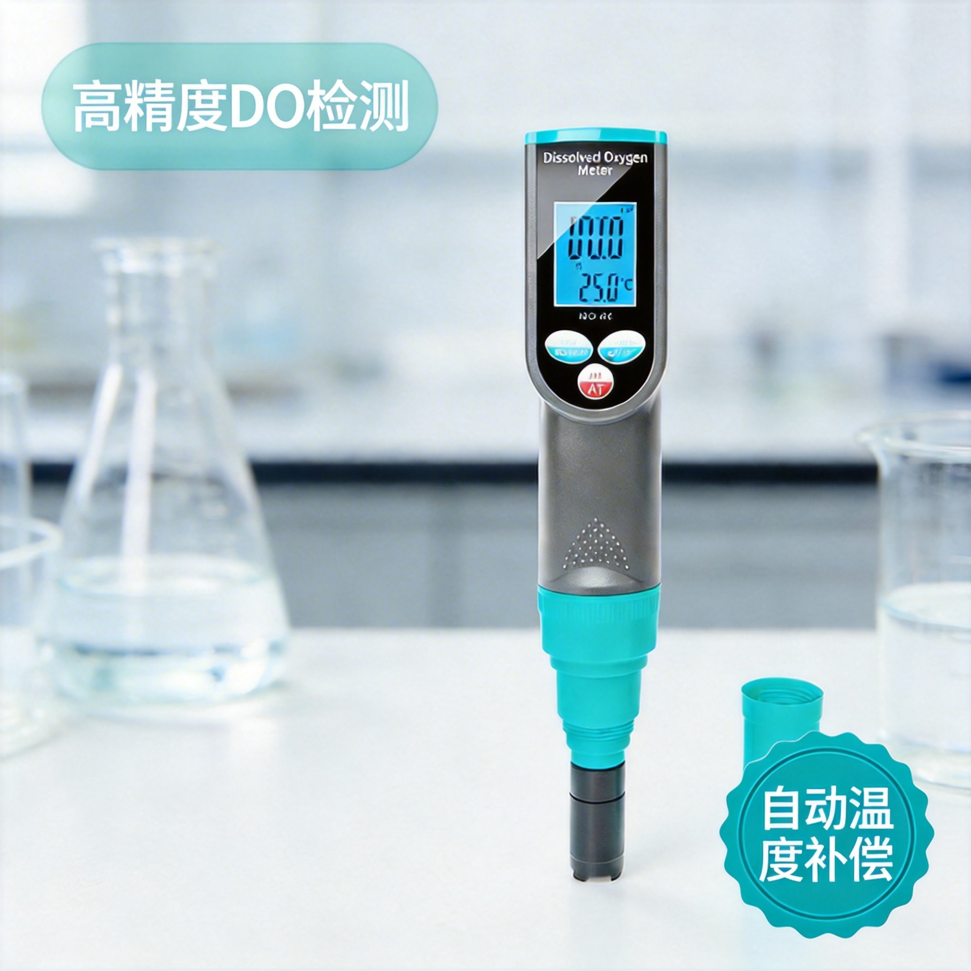 自动温度补偿  便携式溶解氧分析仪   笔试溶解氧测试仪 DO-66Pro